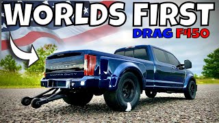 F450 Ford SUPER DUTY Drag Truck!