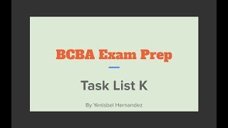 Task list K (By Yenisbel) Part 2