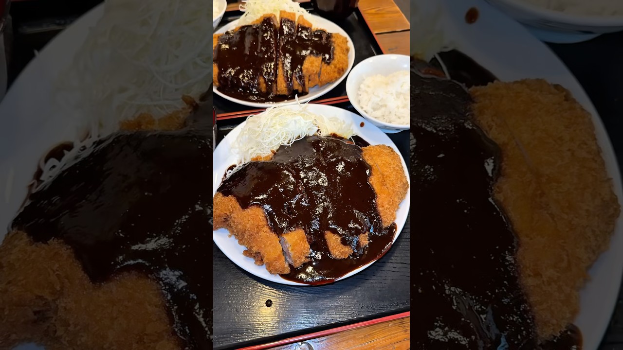 World record Japanese pork katsu🇯🇵 #japanesefood #cooking #大好物は高カロリー
