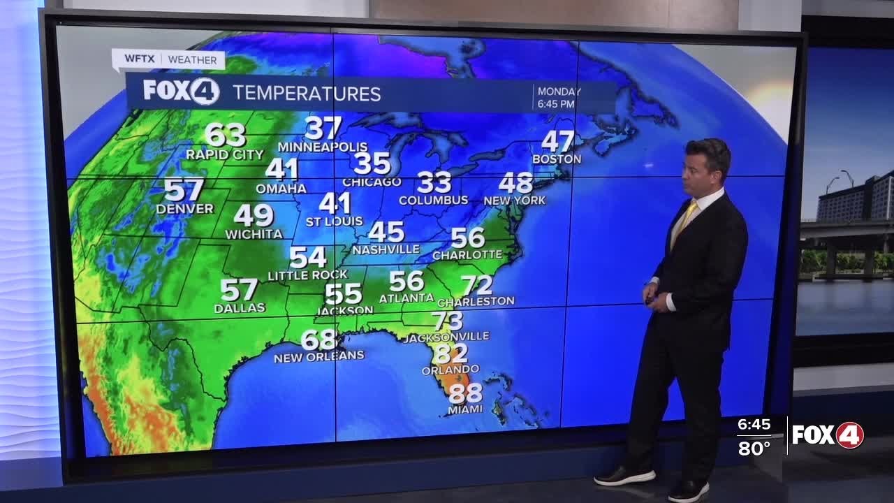 Cold Front Arrives Overnight - YouTube