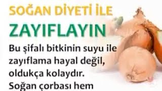 SOĞAN DİYETİ İLE ZAYIFLAYIN