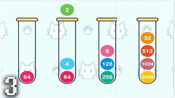 Ball Sort 2048 - Gameplay Walkthrough - Part 2