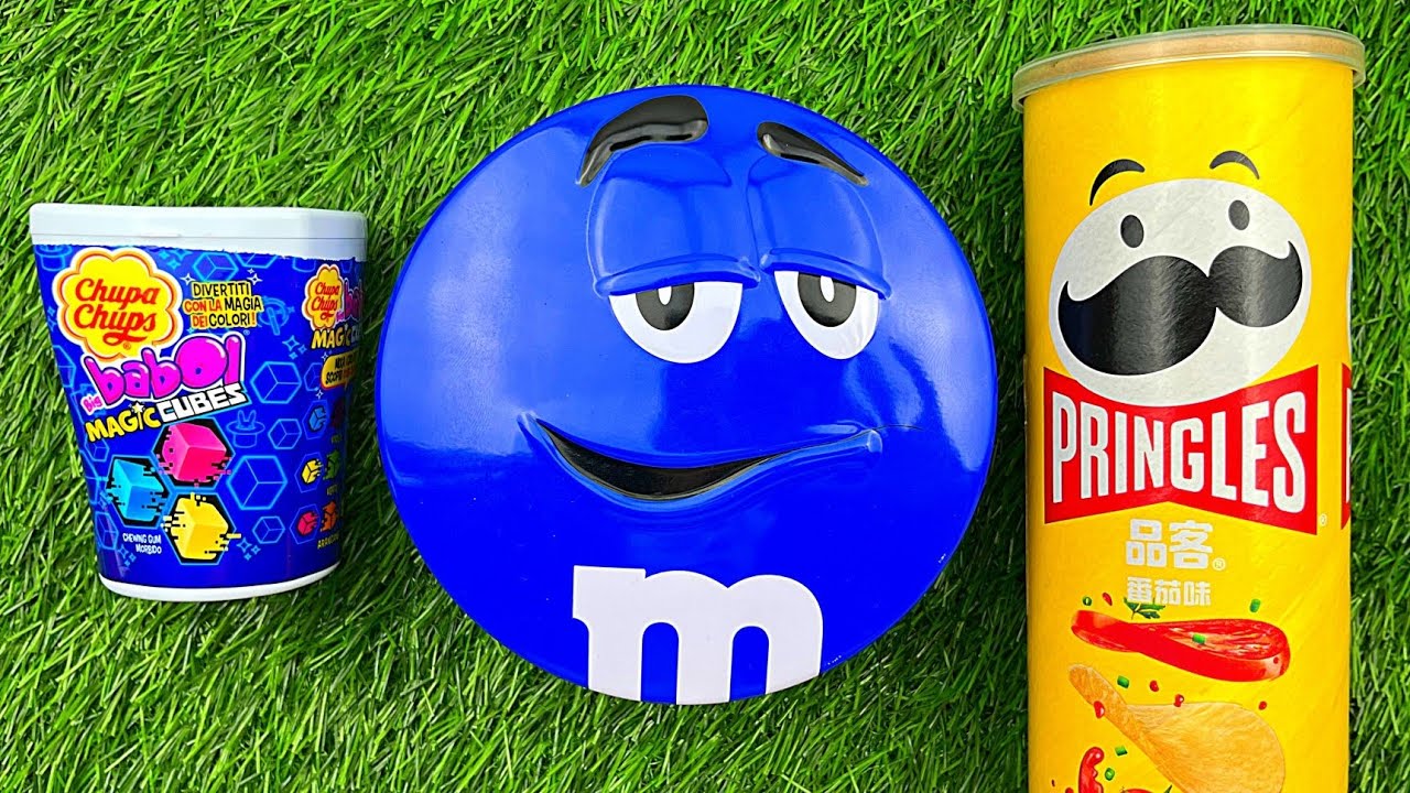 Satisfying Video   Unboxing Skittles and Rainbow M&M'S Candy From Colorful Boxes ASMR