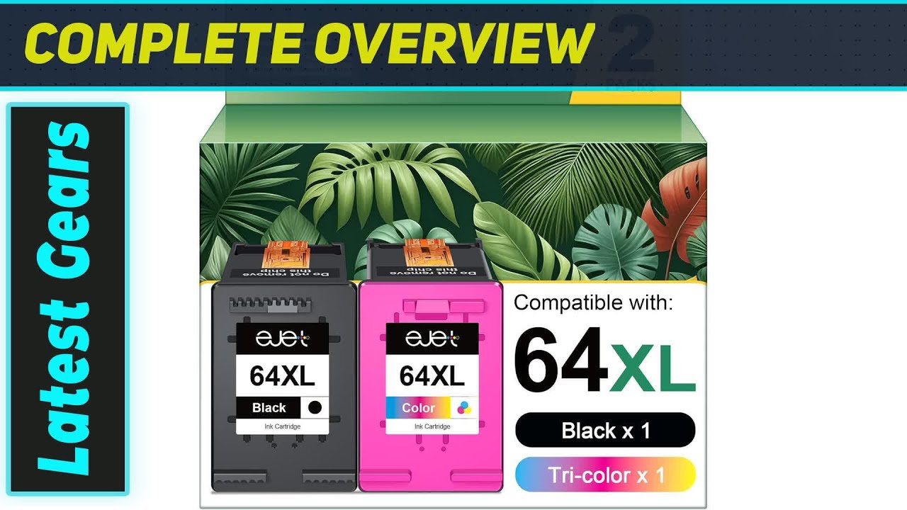 Лучший картридж HP 64XL? Комплект ejet 64XL Combo Pack для Envy и Inspire