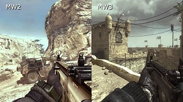 Modern Warfare 2 VS Modern Warfare 3 Graphics Comparison (HD)