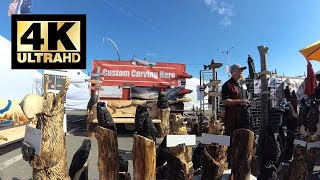 Anchorage Alaska Downtown Weekend Market 4K UHD