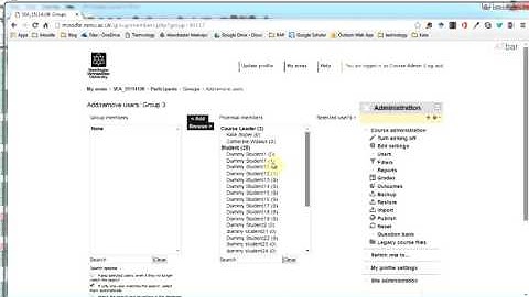 #139 Moodle Groups [1/2]: Setting up your groups