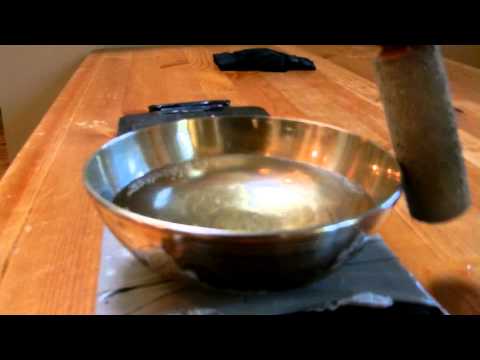 Acoustic Levitation  Tibetan Singing Bowl