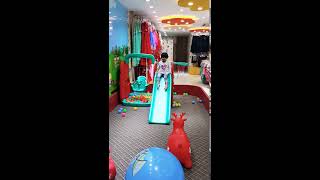 Fun at indoor playground