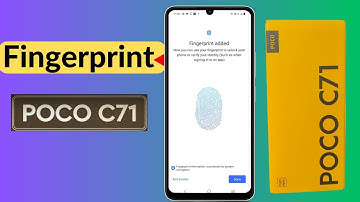 poco c71 display fingerprint lock setting | poco c71 me fingerprint lock kaise lagaen