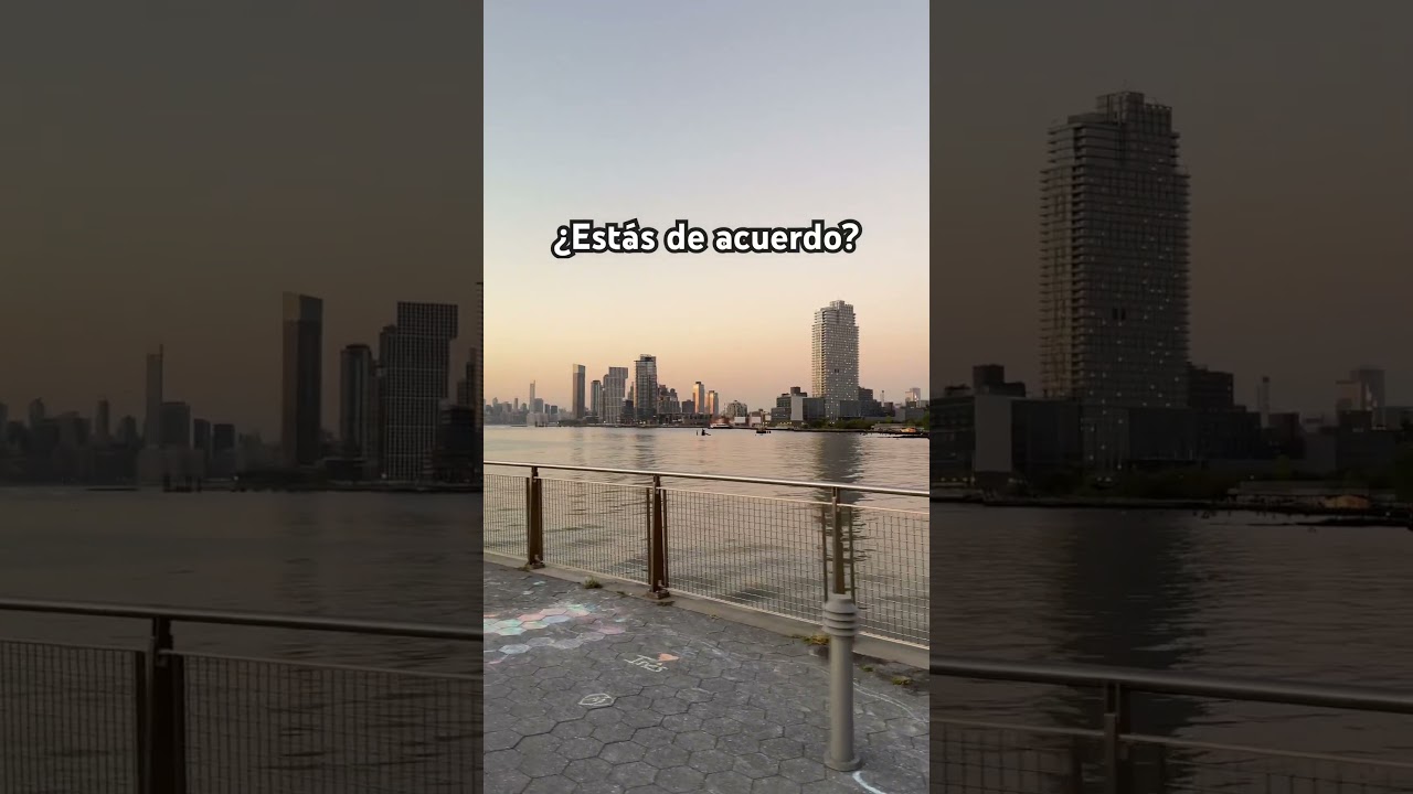 📍New York con un atardecer increíble🌇 