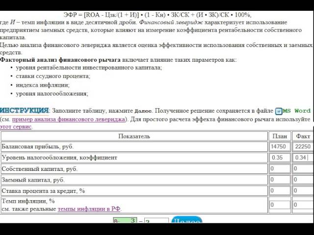 Решение задач финансовым левериджем манера решения задачи 6 букв