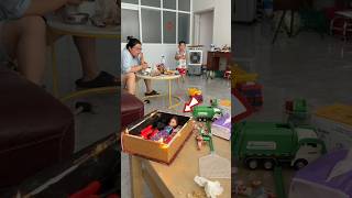 The child got scared seeing the birthday surprise! #shortvideo