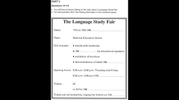 Listening B1, PET 2, Test 2, Part 3