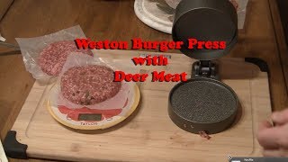 Deer Burgers with the Weston Burger Express