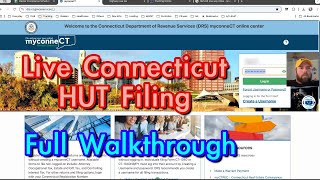 How to File Connecticut HUT Highway Use Fee - Step by Step Tutorial for MC/DOT Authority