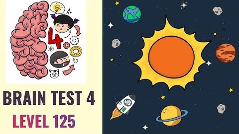🧠 Brain Test 4 Level 125 | Astrodog must land on that small planet on the right | Walkthrough