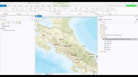 Definir proyección DWG (CAD) en ArcGIS Pro