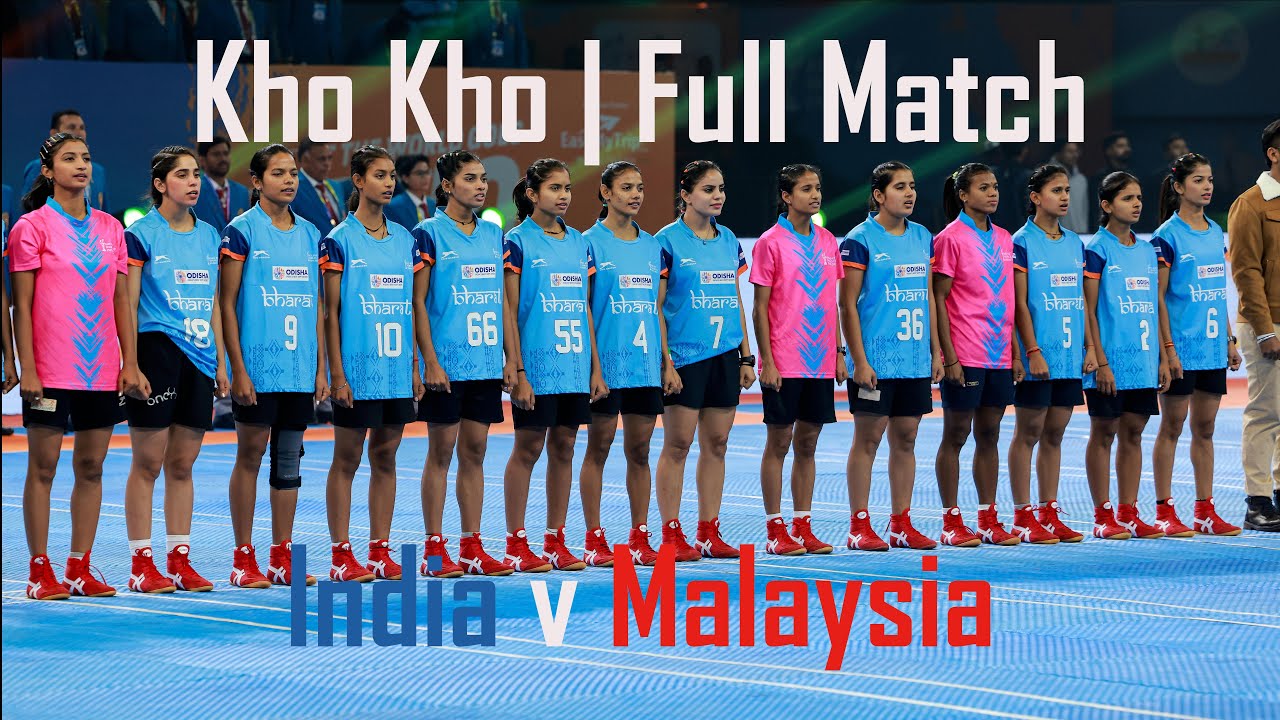 Kho Kho World Cup 2025: India v Malaysia Womens