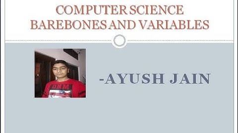 Class 12 Python Revision Tour (Barebones of Python)