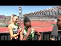 Faith Kipyegon after being upset by Nikki Hiltz in mile at 2026 Prefontaine Classic