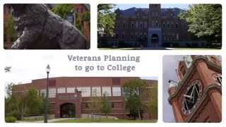 Veterans Planning to go to College Update