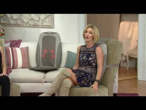 Homedics 3D Shiatsu Massage Cushion with Heat on QVC