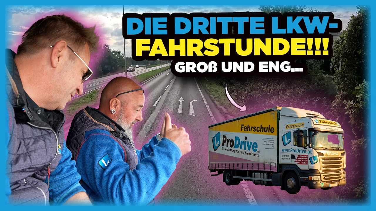 3. LKW Fahrstunde | 🚛 „Chef Jochen bringt Hansi das LKW-Fahren bei!“ 😄💪 | ProDrive