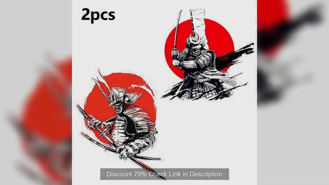 2pcs Hannya Samurai Car Emblem Japan Sticker 3D Vinyl Badge Motorcycle Moto Styling For Car motorcyc