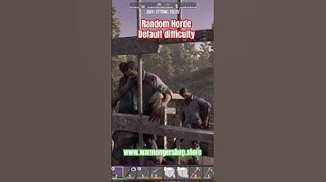 Insane for a day horde, default 7 days to die difficulty