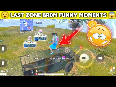 😱 LAST ZONE BRDM FIGHT IN CONQUEROR PUSH PUBG LITE FUNNY MOMENTS 🙀 #shorts #pubg