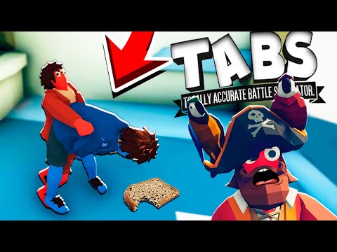 Видео: БИТВА ЗА ХЛЕБ и ТЕСТ ПИРАТОВ! Новые БЕЗУМНЫЕ СРАЖЕНИЯ в Totally Accurate Battle Simulator TABS/ТАБС