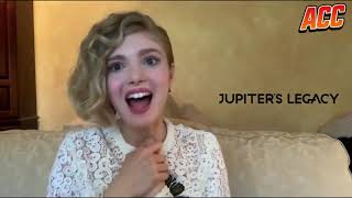 Celebrity Entrevista Elena Kampouris, Andrew Horton y Ian Quinlan de Jupiter's Legacy Wealth