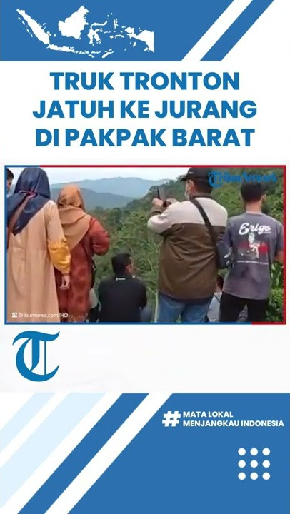 Truk Tronton Jatuh ke Jurang seusai Tabrak Rumah di Pakpak Barat Sumatera Utara