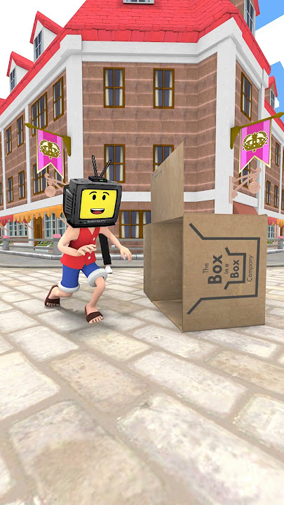 Oh no, Tv Man is stuck. 😁. #shorts  #funny