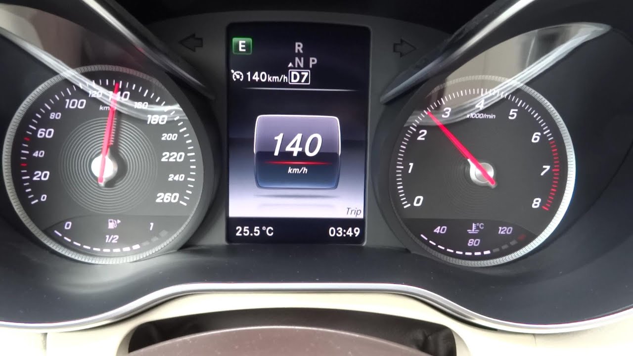 2015 Mercedes C200 CClass 130 km/h 140 kph 85mph Fuel Consumption LONG DISTANCE HONEST TEST