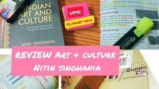 OneBook  Art & Culture NITIN SINGHANIA(3rd Edition) ,UPSC FLIPKART HAUL#Check CONTENT# only 600/-