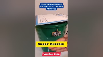 🚮 Smart Dustbin with Arduino Ultrasonic | Automatic Dustbin Project 2025