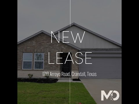 1719 Arroyo Road, Crandall, TX home video tour