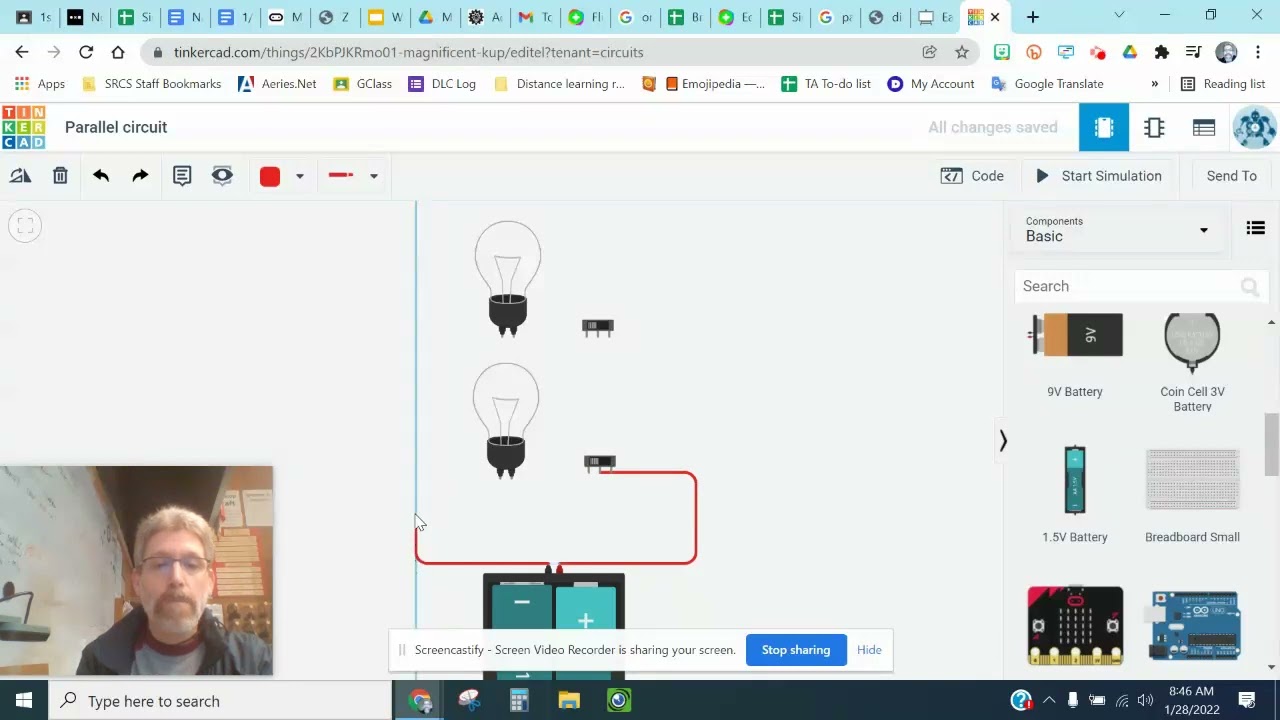 Parallel Circuit in Tinkercad Circuits YouTube