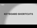 Napkin Keyboard Shortcuts