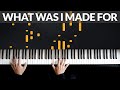 What Was I Made For? - Billie Eilish | Tutorial of my Piano Cover