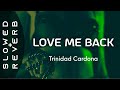 Trinidad Cardona - Love Me Back ( (s l o w e d     r e v e r b) ) "you say you love me then"