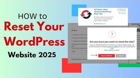 How to use WP reset plugin for your WordPress website|wordpress reset plugin use complete