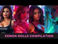 Xenon Dolls Unite | Ai Beauty Crew | Compilation | Neon Loop Vibes | HD