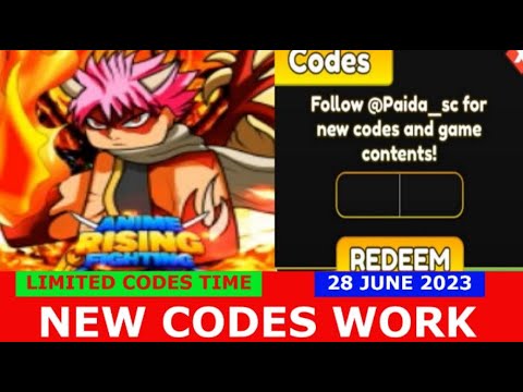 Roblox  Anime Rising Fighting Codes (Updated October 2023) - Hardcore Gamer