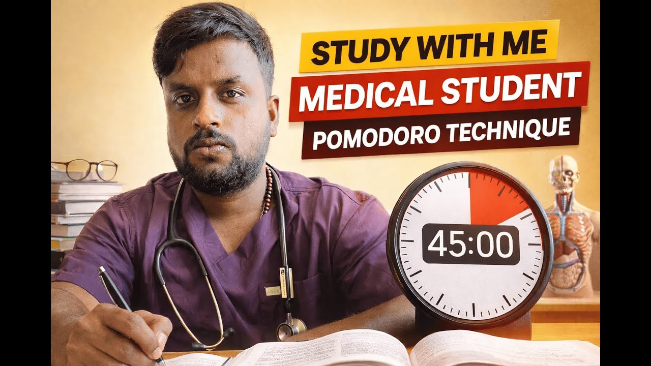 saurav kumar  📚 [LIVE] STUDY WITH ME for FMGE/PG 2027 | Pomodoro Sessions | 8-Hour Deep Work |