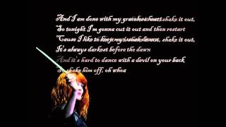 Video thumbnail of "Shake It Out (Acoustic) - Florence + The Machine Lyrics"