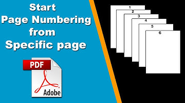 How to Start Page Numbering from a Specific Page in PDF with Adobe Acrobat Pro 2020