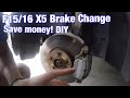 BMW X5 X6 F15/F16 Brake Change